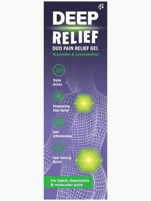 Deep Relief Duo Pain Relief Gel 50g