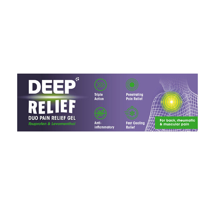 Deep Relief Duo Pain Relief Gel 100g