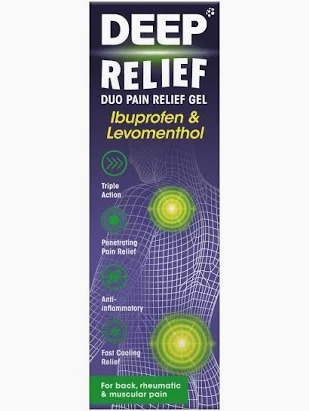 Deep Relief Duo Pain Relief Gel 30g