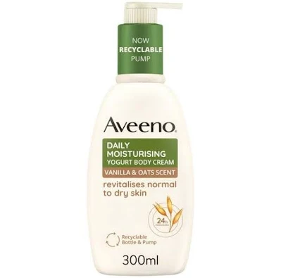 Aveeno Daily Moisturising Vanilla & Oats Yogurt (300ml)