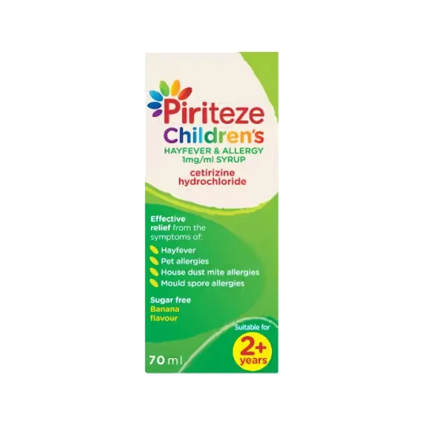 Piriteze Allergy Relief Syrup (70ml)