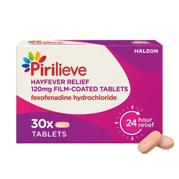 Pirilieve Hayfever Relief 120mg (30 tablets)