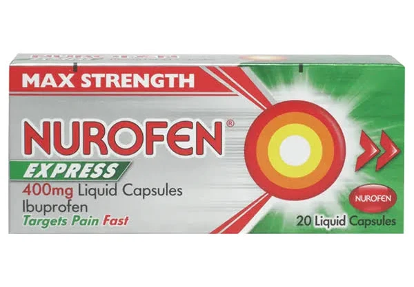 Nurofen Express 400mg Liquid Capsules (20 capsules)