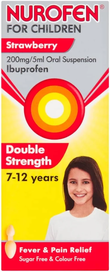 Nurofen for Children 7+ Strawberry (100ml)
