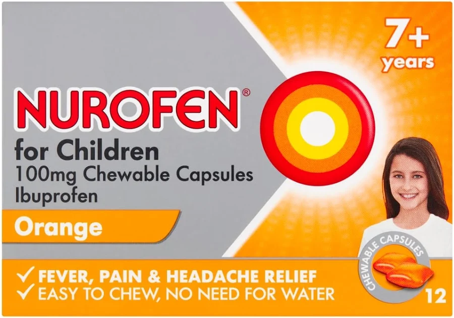 Nurofen for Children Soft Chews Orange (12 capsules)