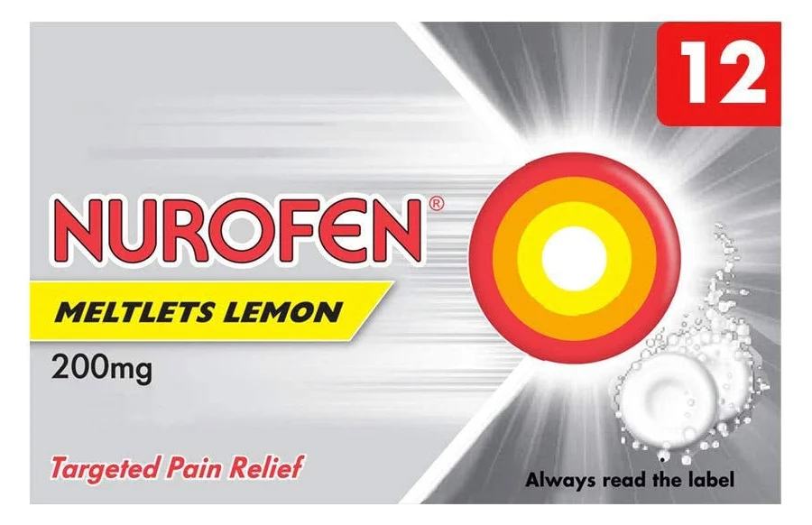 Nurofen Meltlets Lemon (12 tablets)