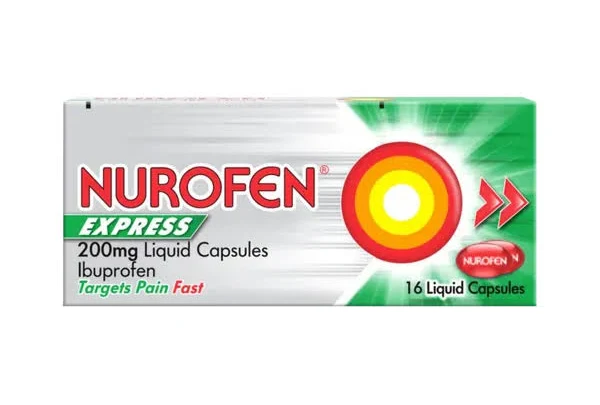 Nurofen Express 200mg Liquid Capsules (16 capsules)