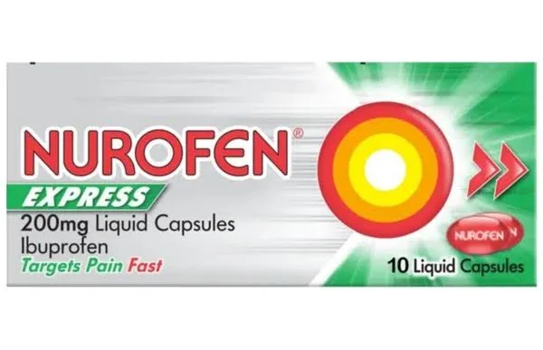 Nurofen Express 200mg Liquid Capsules (10 capsules)