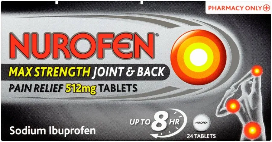 Nurofen Joint & Back Pain 512mg (24 tablets)