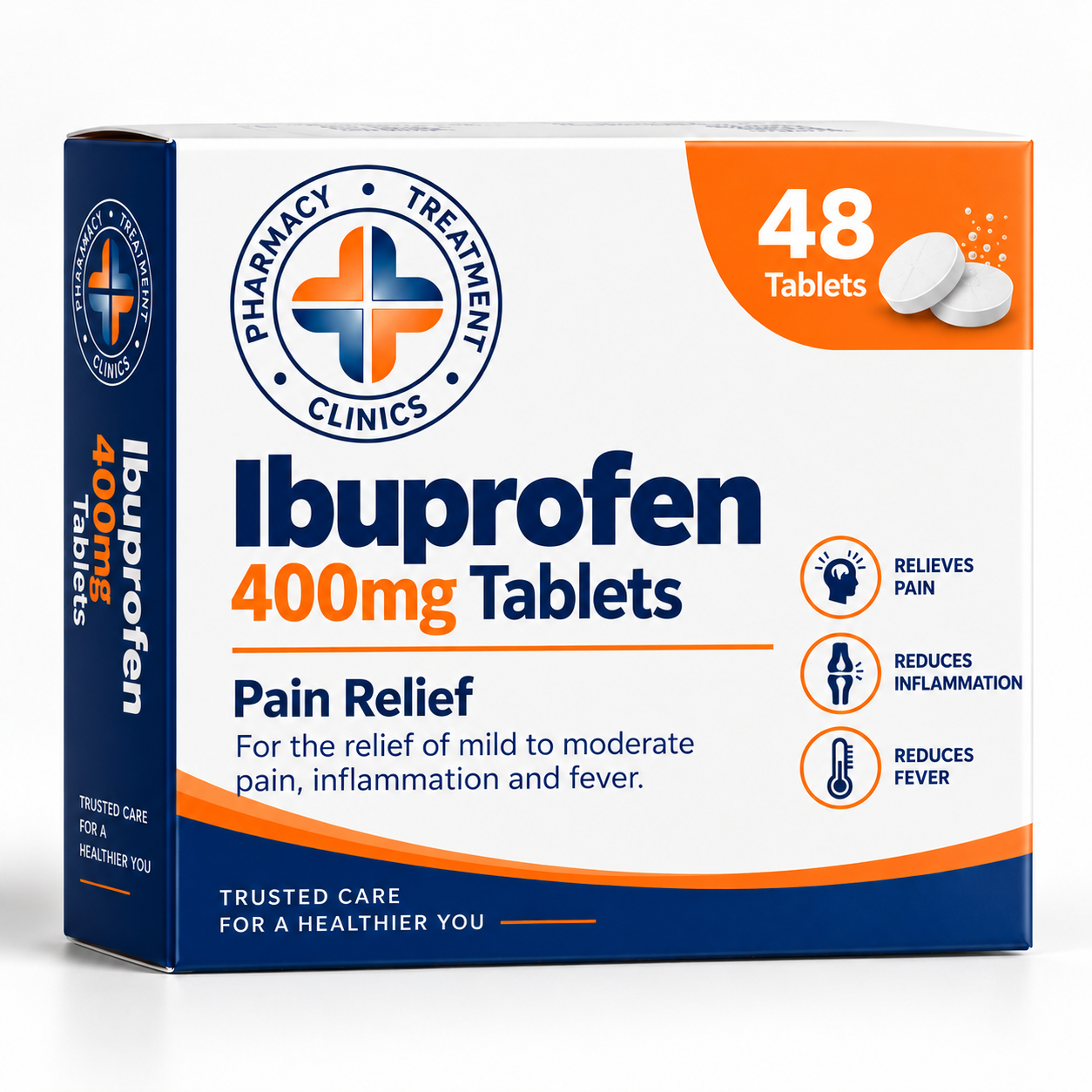 Ibuprofen 400mg Tablets (48 tablets)