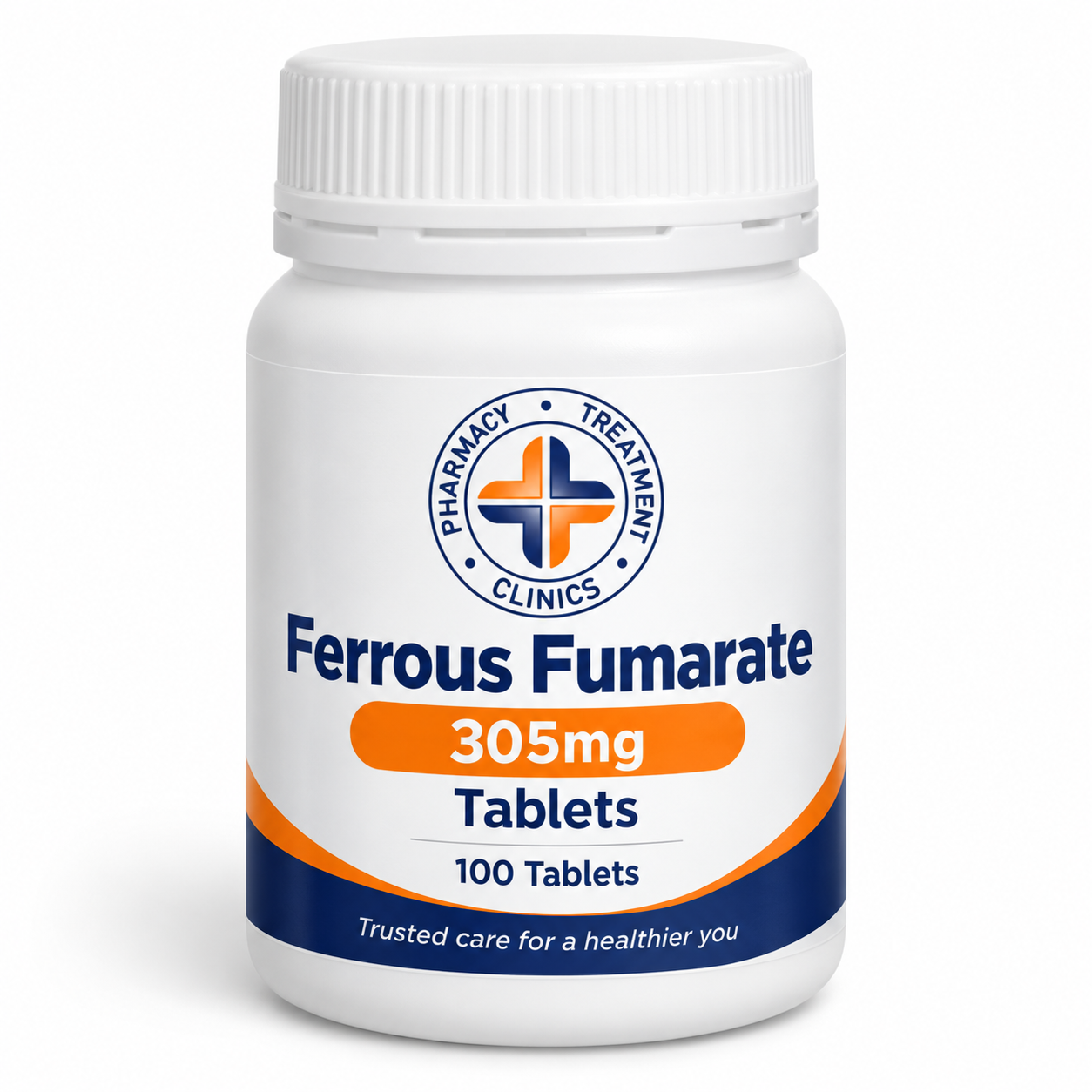 Ferrous Fumarate 305mg (100 tablets)