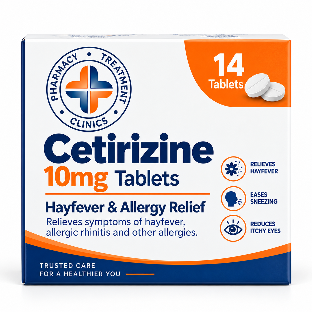Cetirizine 10mg Tablets (14 tablets)