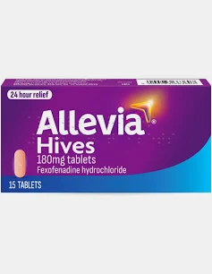 Allevia Hives 180mg Tablets (15 tablets)
