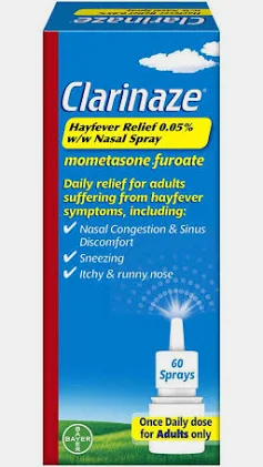 Clarinaze Hayfever Relief 0.05% Nasal Spray (60 doses)