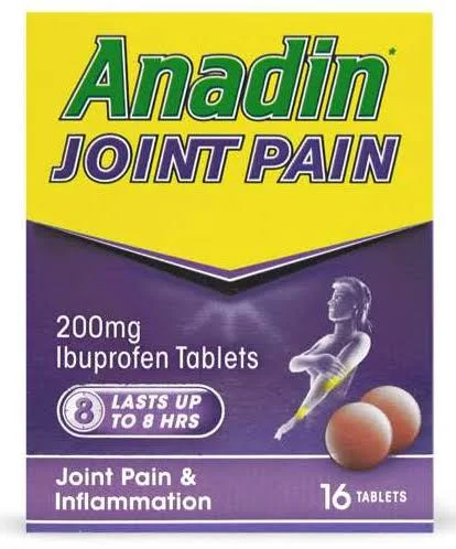 Anadin Joint Pain Ibuprofen 200mg Tablets (16 tablets)
