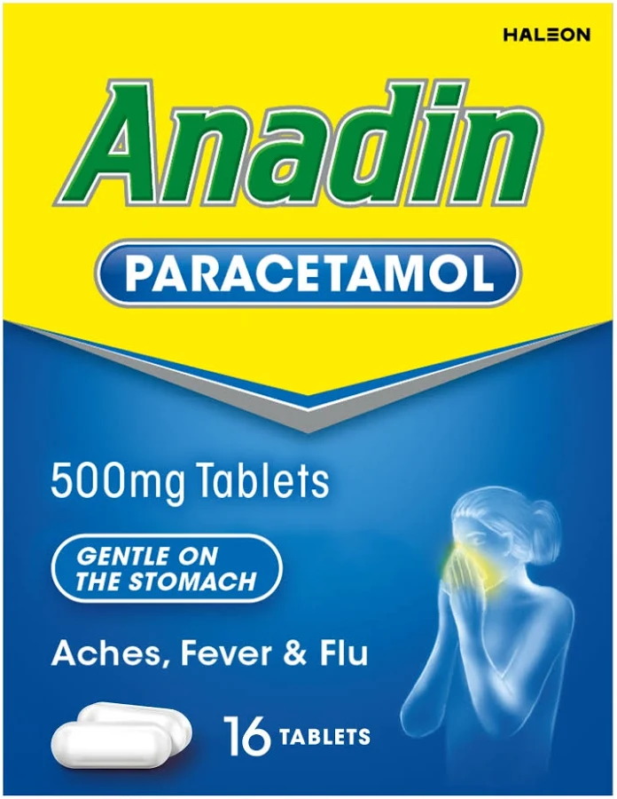 Anadin Paracetamol 500mg Tablets (16 tablets)
