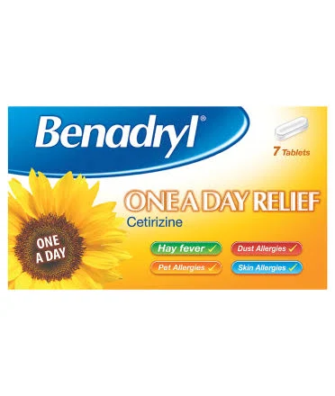 Benadryl Allergy One A Day 10mg Tablets (7 tablets)