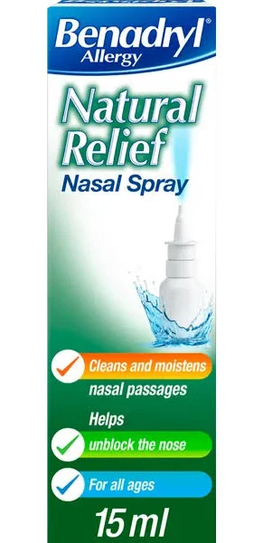Benadryl Allergy Natural Relief Nasal Spray (15ml)