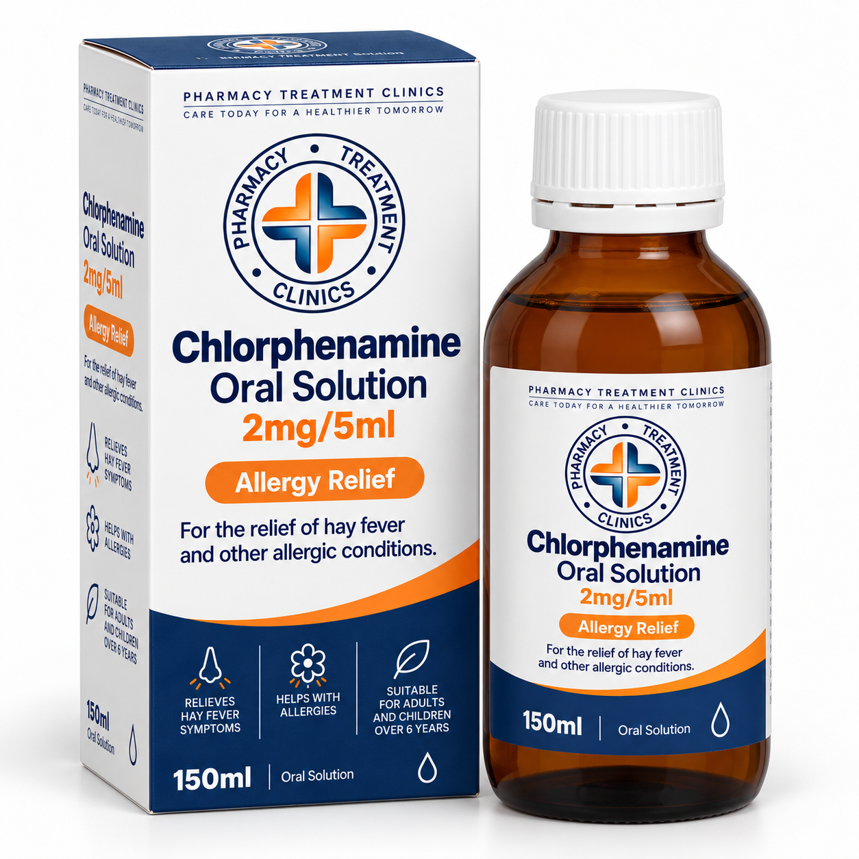 Chlorphenamine Oral Solution 2mg/5ml (150ml)