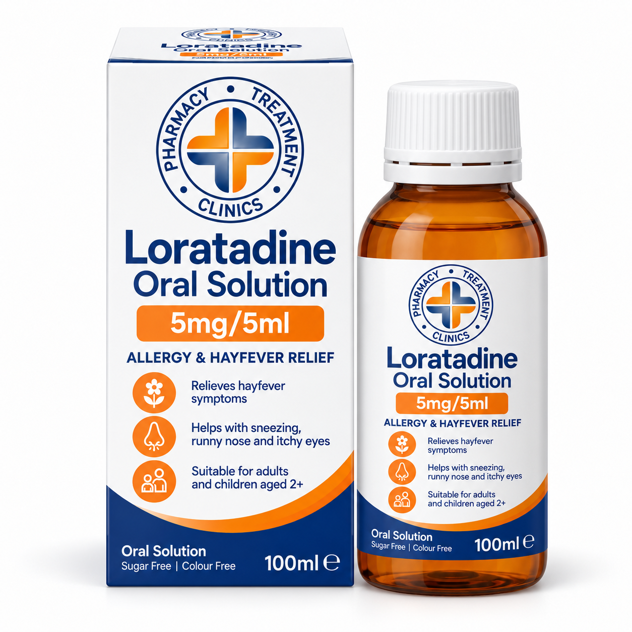 Loratadine Oral Solution 5mg/5ml (100ml)