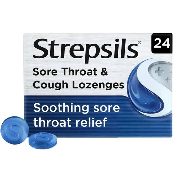 Strepsils Sore Throat & Cough Lozenges (24 lozenges)