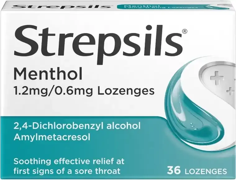 Strepsils Menthol Lozenges (36 lozenges)
