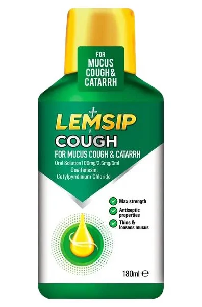 Lemsip Mucus Cough (180ml)
