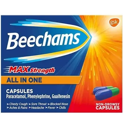 Beechams Max Strength All in One Capsules (16 capsules)