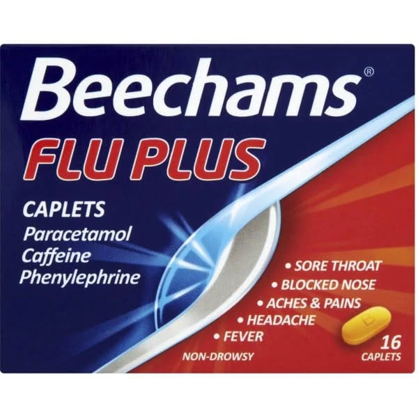 Beechams Flu Plus Caplets (16 caplets)
