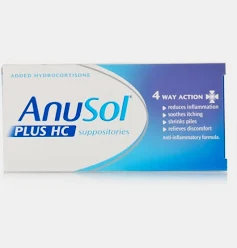 Anusol Plus HC Suppositories (12 suppositories)