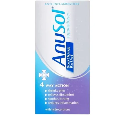 Anusol Soothing Relief Suppositories (12 suppositories)