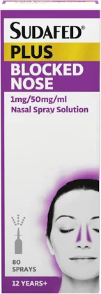 Sudafed Plus Blocked Nose Spray (10ml)