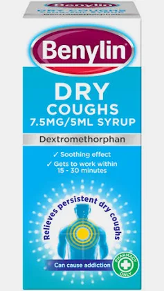 Benylin Dry Cough Syrup (150ml)