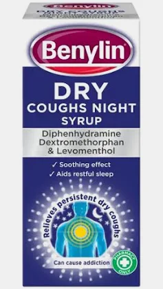 Benylin Dry Cough Night Syrup (150ml)