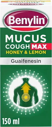 Benylin Mucus Cough Max Honey & Lemon (150ml)