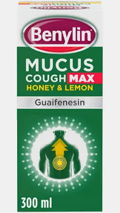 Benylin Mucus Cough Max Honey & Lemon (300ml)